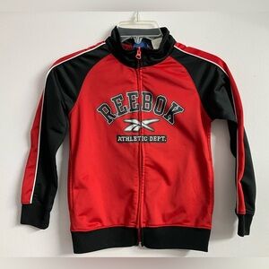 Reebok Athletic Dept. Kid’s Lightweight Jacket, Red/Black, Size 7
